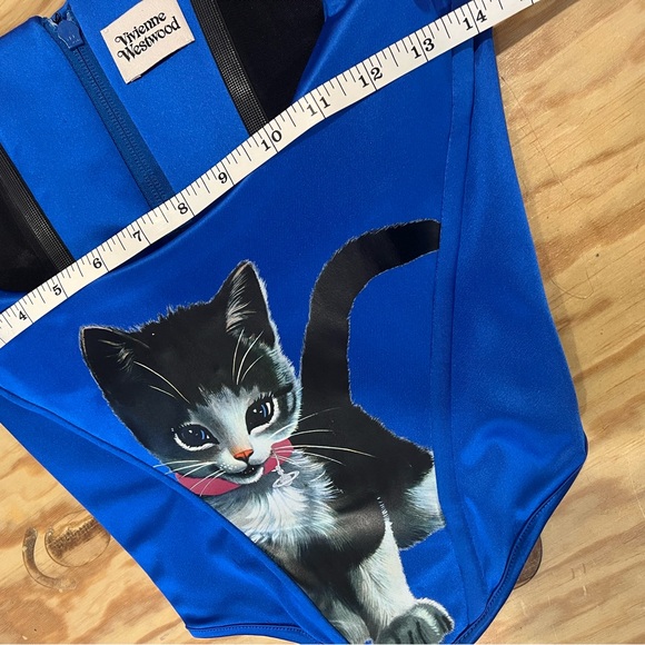 Vivienne Westwood Cat Corset electric Blue - Picture 11 of 12